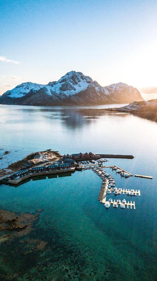 Nappstraumen Seafront Cabin Leknes Exterior foto